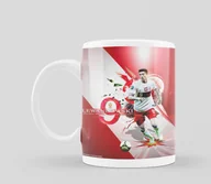 Kubki - KUBEK Robert Lewandowski Piłka Prezent + IMIĘ - miniaturka - grafika 1