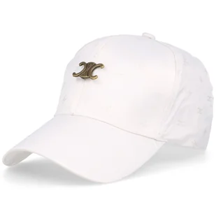 Czapka z daszkiem bejsbolówka damska męska Classy Chic White - Czapki i chusty sportowe męskie - miniaturka - grafika 1