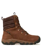 Buty trekkingowe damskie - Keen Trekkingi Greta Waterproof 1027717 Brązowy - miniaturka - grafika 1