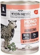Mokra karma dla psów - Wiejska Zagroda Monobiałkowa z jagnięciną 800g - miniaturka - grafika 1