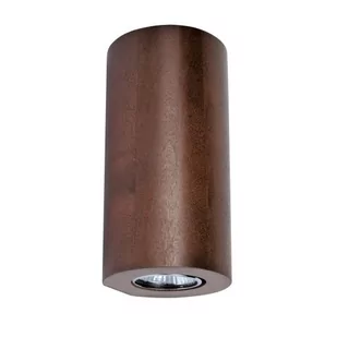 Spotlight Ekologiczna LAMPA ścienna WOODDREAM 2081276 drewniana OPRAWA skandynawska tuba kinkiet okrągły orzech 2081276 - Lampy ścienne - miniaturka - grafika 1