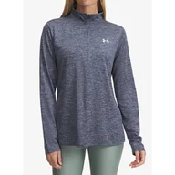 Bluzy sportowe damskie - Bluza damska Under Armour UA Tech Twist 1/2 Zip - miniaturka - grafika 1