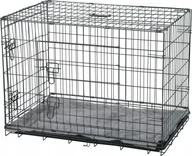 Sprzęt podróżny i transportery dla psów - Zolux ZOLUX NOMAD 2w1 XL - kennelowa klatka z dywanikiem - dla psa 107x71x77cm - miniaturka - grafika 1