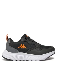 Kappa Sneakersy Dalvis El Kid 34138XW Czarny - Buty dla chłopców - miniaturka - grafika 1