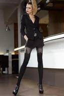 Rajstopy - RAJSTOPY MONA CITTA 80 (kolor beż - czarny, rozmiar 4) - miniaturka - grafika 1