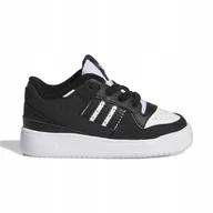 Buty dla dziewczynek - Buty dziecięce sportowe adidas Forum Low CL EL I lekkie na rzepy r. 23 - miniaturka - grafika 1