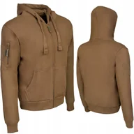 Bluzy męskie - Bluza Męska Rozpinana z Kapturem Kombat UK SPEC-OPS - Coyote L - miniaturka - grafika 1
