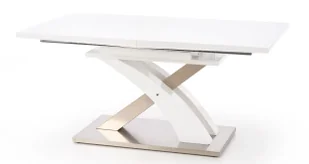 Stół rozkładany biały połysk F8-Z34 - Stoły - miniaturka - grafika 1