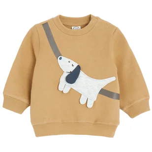 Cool Club, Bluza chłopięca, brązowa - Bluzy dla chłopców - miniaturka - grafika 1