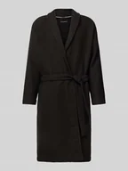 Szlafroki męskie - Szlafrok o kroju regular fit z czystej bawełny z fakturą wafla - miniaturka - grafika 1