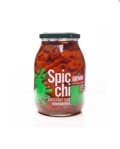 Pomidory półsuszone Spicchi Rossi Semidried 950g - Carbone - Pasztet i przetwory mięsne - miniaturka - grafika 1