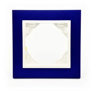 EFAPEL ANIMATO RAMKA 1-KROTNA NIEBIESKI LODOWY 90910 TZG - Klawisze i ramki - miniaturka - grafika 1