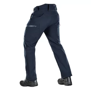 M-Tac - Spodnie Softshell Winter - Granatowe - 20306015 - Odzież taktyczna i umundurowanie - miniaturka - grafika 3