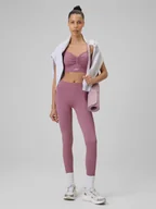 Legginsy - 4F Legginsy do jogi bezszwowe szybkoschnące damskie - różowe M/L - miniaturka - grafika 1