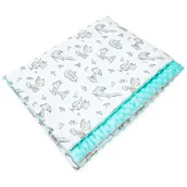 Koce i narzuty dla dzieci - KOCYK PRZEDSZKOLAKA DO PRZEDSZKOLA MINKY 100x135 Kerstin - miniaturka - grafika 1