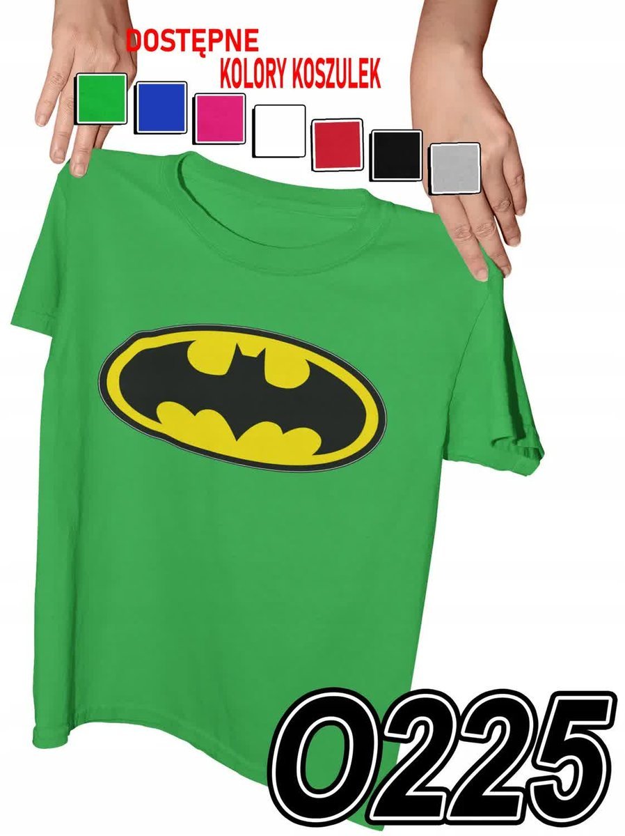 Koszulka Dziecięca Z Nadrukiem Batman Joker Bohater - L 146-152