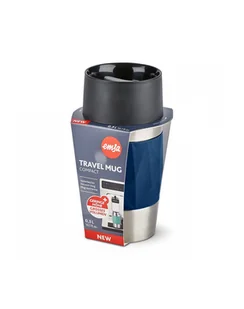 Emsa Travel Mug Compact thermal mug 0.3 liters dark blue, screw cap - Akcesoria i części AGD - miniaturka - grafika 1