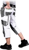 Odzież robocza - Spodnie ochronne do pasa - krótkie biało-szary roz.S - miniaturka - grafika 1