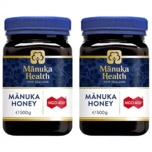 Manuka Health Miód Nektarowy Manuka MGO® 400+ Zestaw 2 x 500 g - Miód - miniaturka - grafika 1