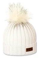 Czapki damskie - Sterntaler Dziewczęca czapka Strickmütze, Cappellopello, Beżowy (Ecru 908), 55/57 - miniaturka - grafika 1