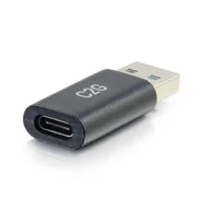 Adaptery i przejściówki - C2G 54427 zmieniacz płci / kabli USB 3.0 A = USB-C Czarny 54427 - miniaturka - grafika 1