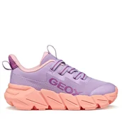Buty dla dziewczynek - Sneakersy Geox J Flexyper Fast Girl J55N5A 0149J C8R7Q D Fioletowy - miniaturka - grafika 1