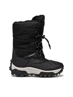 Buty dla chłopców - Geox Śniegowce J Himalaya Boy B Abx J46FRA 0FU50 C9999 D Czarny - miniaturka - grafika 1