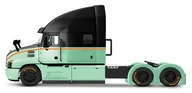 Kolekcjonerskie modele pojazdów - Maisto MI 12389-02 Cieżarówka Mack Anthem zielona 1:64 - miniaturka - grafika 1