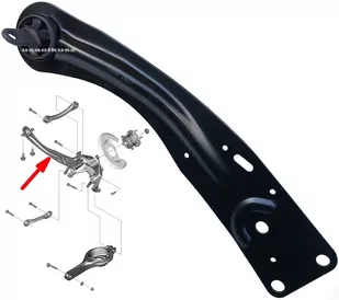 Wahacz tylny wzdłużny prawy Ford Kuga 2013-2019 - Wahacze - miniaturka - grafika 1