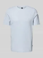 Koszulki męskie - T-shirt z fakturowanym wzorem model ‘TIBURT’ - miniaturka - grafika 1