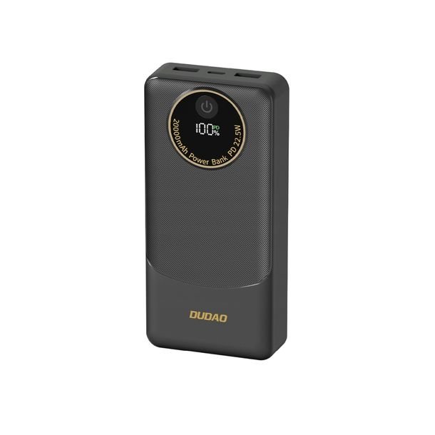 Dudao K12 powerbank 10000mAh 22.5 Watt Sort
