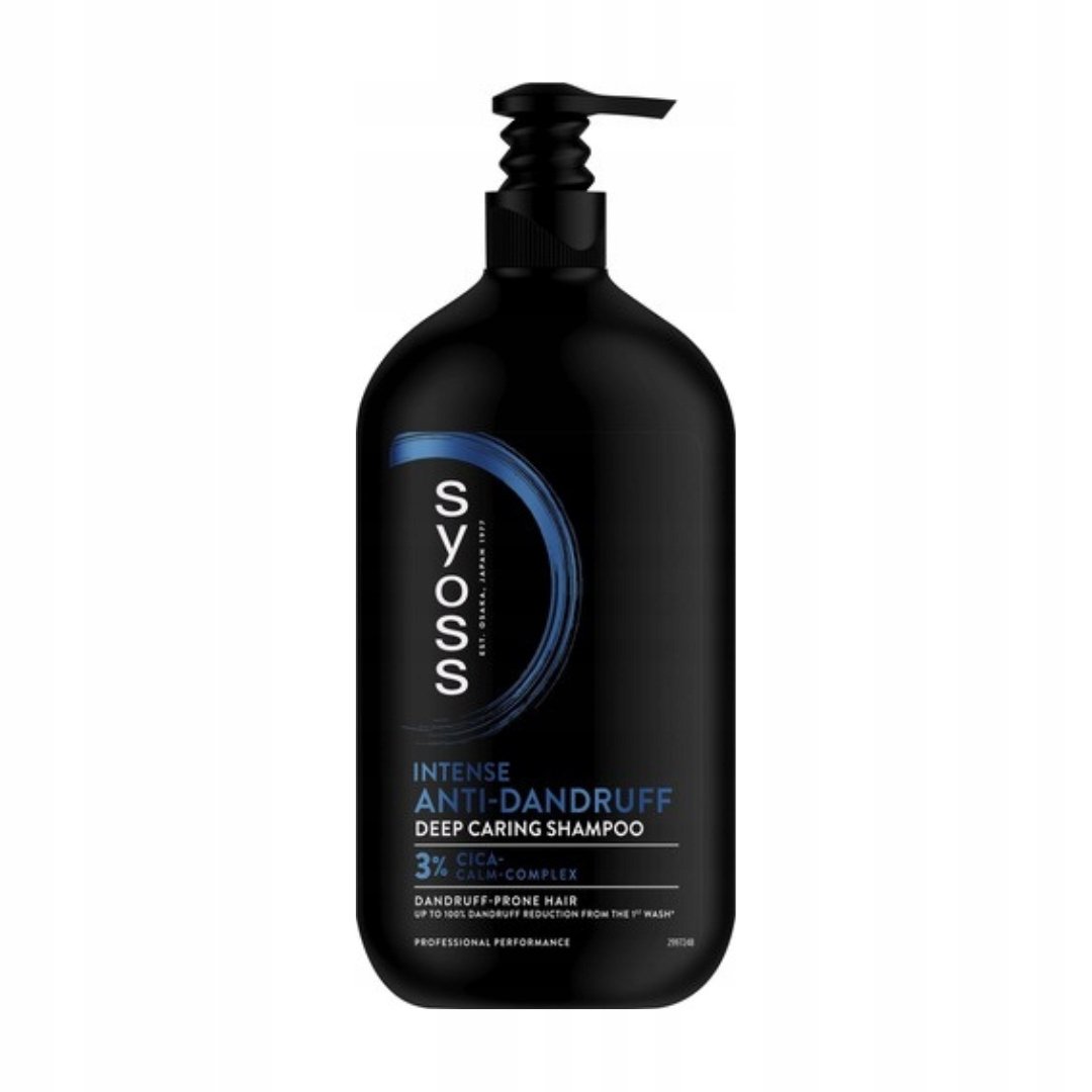 Syoss Intense Anti-Dandruff Szampon do Włosów Przeciwłupieżowy 750ml 3 szt.
