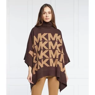 Michael Kors Ponczo | Oversize fit | z dodatkiem wełny i kaszmiru - Swetry damskie - miniaturka - grafika 1