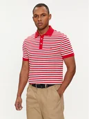Koszulki męskie - Tommy Hilfiger Polo 1985 MW0MW17771 Czerwony Slim Fit - miniaturka - grafika 1