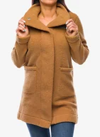 Bluzy sportowe męskie - Polar damski Columbia Panorama Long Jacket - camel brown - miniaturka - grafika 1