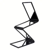 Lusterka do makijażu - TEMU RANCAI Składane 360-stopniowe lusterko do makijażu, polerowana plastikowa , motyw postaci, montaż na blacie, bezalkoholowe, bez baterii, z torbą - miniaturka - grafika 1