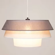 Lampy sufitowe - Britop LAMPA wisząca AMAR 160970104 loftowa OPRAWA okrągły ZWIS abażurowy czarny różowy szary - miniaturka - grafika 1