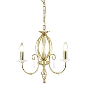 Lampy sufitowe - Elstead Lighting Aegean 3Lt Chandelier Polished Brass AG3 POL BRASS Elstead lampa wisząca stylowa świecznikowa AG3 POL BRASS ) - miniaturka - grafika 1