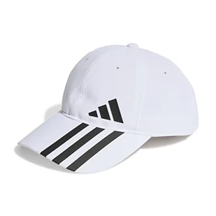 adidas 3-Stripes AEROREADY Czapka z daszkiem, White/Black/Black, XL - Czapki damskie - miniaturka - grafika 1