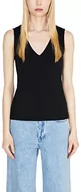 Koszulki i topy damskie - Sisley Womens Tank-TOP 3096LH00F T-Shirt, Black 100, XS, czarny 100, XS - miniaturka - grafika 1