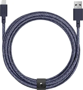 Native Union Belt Cable XL USB-A – Lightning 3m indigo - Kable USB - miniaturka - grafika 1