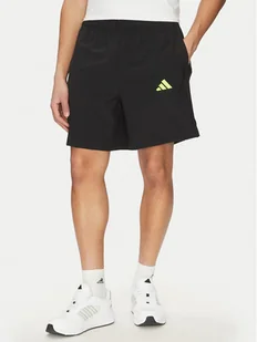 adidas Szorty sportowe Tech JM6252 Czarny Regular Fit - Spodenki męskie - miniaturka - grafika 1
