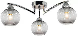 MLAMP Loftowa LAMPA sufitowa ELM1986/3 8C MLAMP modernistyczna OPRAWA szklana chrom ELM1986/3 8C - Lampy sufitowe - miniaturka - grafika 1