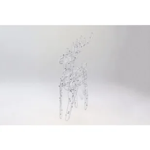 Renifer 40 LED biały - Ozdoby bożonarodzeniowe - miniaturka - grafika 1