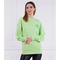 Bluzy damskie - Karl Lagerfeld Bluza ikonik 2.0 tonal | Relaxed fit - miniaturka - grafika 1