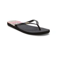 Klapki i japonki damskie - Damskie Japonki ROXY VIVA PRINTED ARJL100950-KPM – Czarny - miniaturka - grafika 1