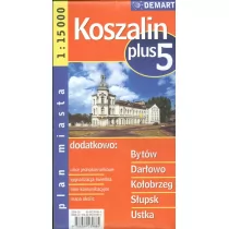 Słupsk 1:15 000 i Koszalin 1:15 000 plany miast - Praca zbiorowa - Atlasy i mapy - miniaturka - grafika 1