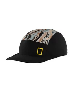 BUFF Czapka sportowa 5 PANEL EXPLORE CAP reige black - Czapki i chusty sportowe męskie - miniaturka - grafika 2