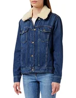 Kurtki damskie - Tommy Hilfiger Damska kurtka DNM prosta Teddy Izza Denim, 38, Izza - miniaturka - grafika 1