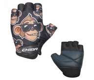 Rękawiczki rowerowe - Rękawiczki rowerowe Chiba Cool Kids czarne małpa rozm. S - miniaturka - grafika 1